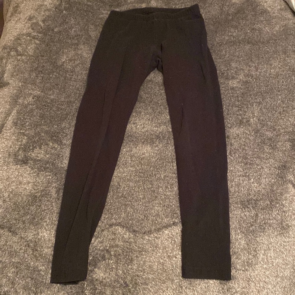Black childrens leggings lg 11-12